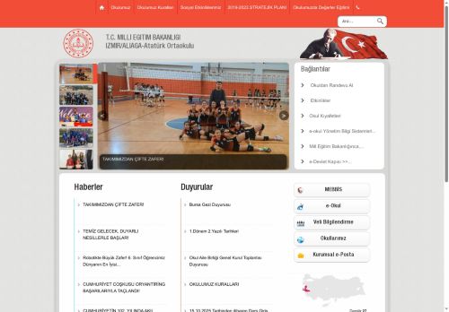 İZMİR / ALİAĞA - Atatürk Ortaokulu