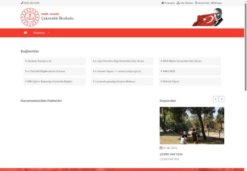 İZMİR / ALİAĞA - Çakmaklı İlkokulu