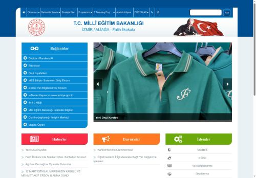 İZMİR / ALİAĞA - Fatih İlkokulu
