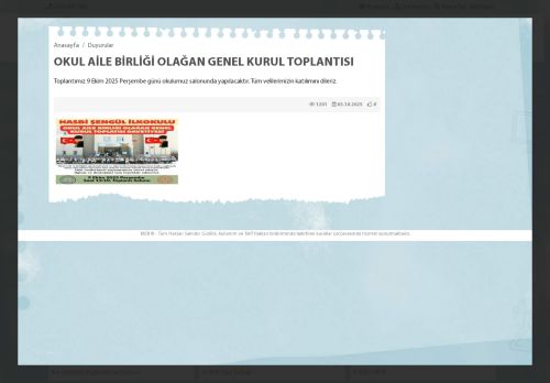 İZMİR / ALİAĞA - Hasbi Şengül İlkokulu