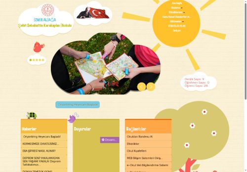 İZMİR / ALİAĞA - Şehit Sebahattin Karakaplan İlkokulu