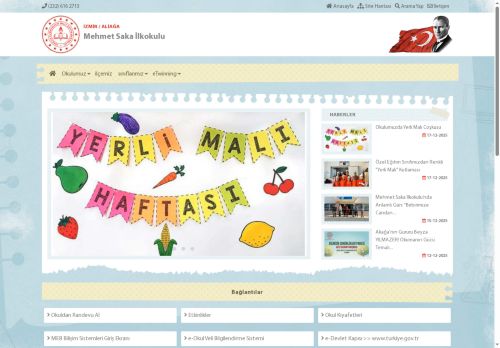 İZMİR / ALİAĞA - Mehmet Saka İlkokulu