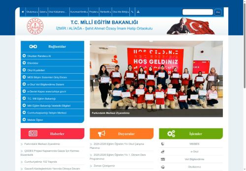 İZMİR / ALİAĞA - Şehit Ahmet Özsoy İmam Hatip Ortaokulu