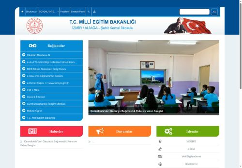 İZMİR / ALİAĞA - Şehit Kemal İlkokulu