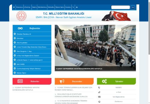 İZMİR / BALÇOVA - Nevvar Salih İşgören Anadolu Lisesi