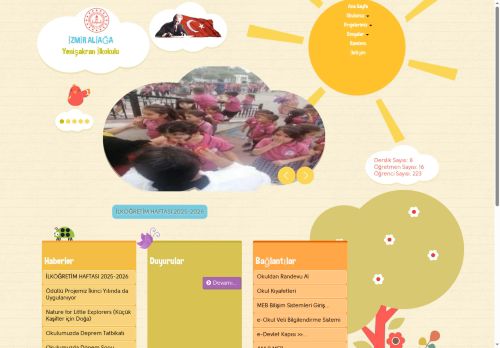 İZMİR / ALİAĞA - Yenişakran İlkokulu