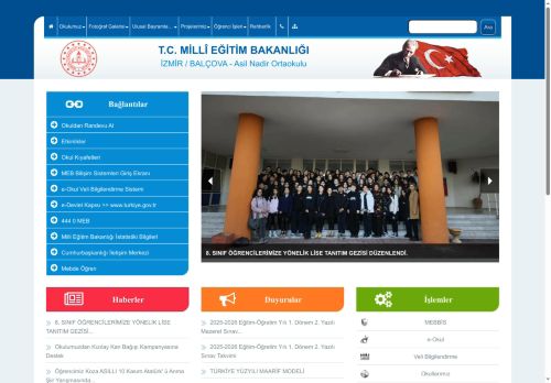 İZMİR / BALÇOVA - Asil Nadir Ortaokulu