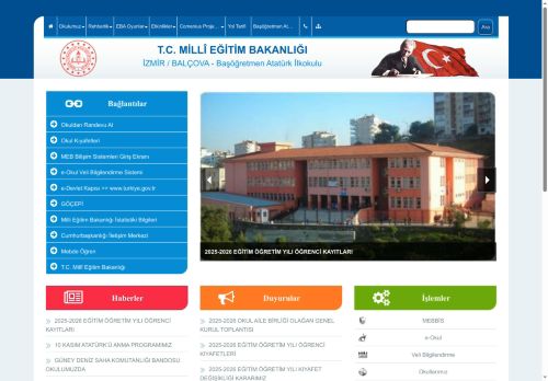 İZMİR / BALÇOVA - Başöğretmen Atatürk İlkokulu