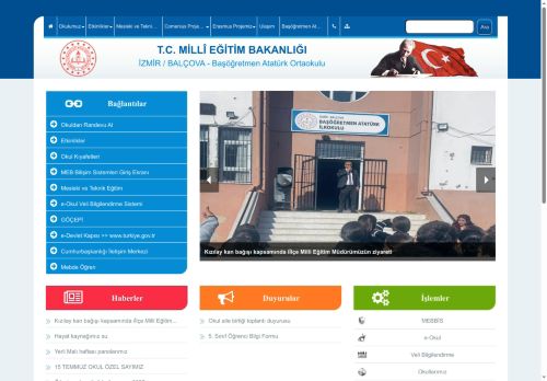 İZMİR / BALÇOVA - Başöğretmen Atatürk Ortaokulu