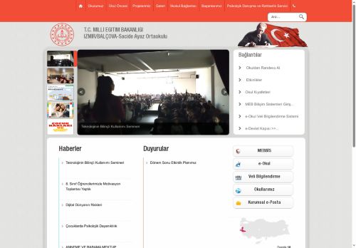 İZMİR / BALÇOVA - Sacide Ayaz Ortaokulu