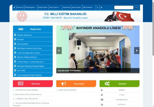 İZMİR / BAYINDIR - Bayındır Anadolu Lisesi