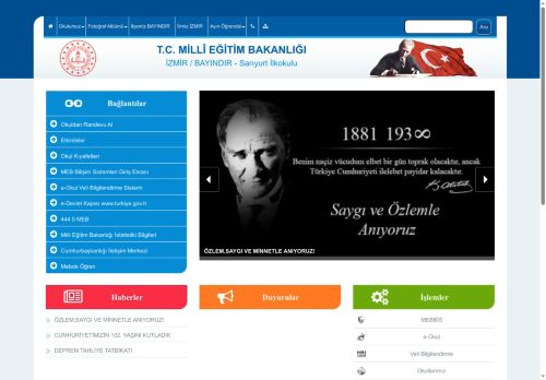 İZMİR / BAYINDIR - Sarıyurt İlkokulu