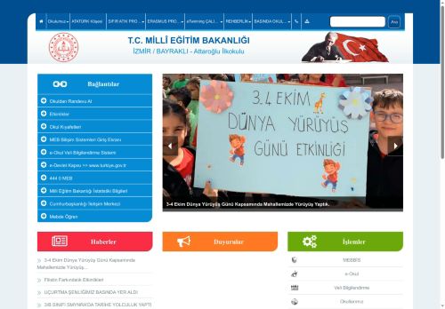 İZMİR / BAYRAKLI - Attaroğlu İlkokulu