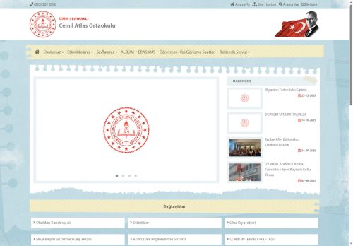 İZMİR / BAYRAKLI - Cemil Atlas Ortaokulu