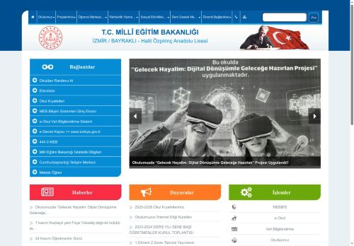 İZMİR / BAYRAKLI - Halit Özpirinç Anadolu Lisesi
