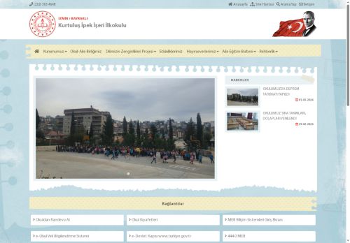İZMİR / BAYRAKLI - Kurtuluş İpek İşeri İlkokulu