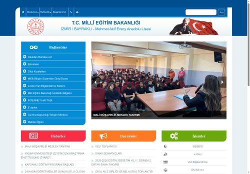 İZMİR / BAYRAKLI - Mehmet Akif Ersoy Anadolu Lisesi