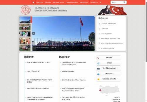 İZMİR / BAYRAKLI - Milli İrade Ortaokulu