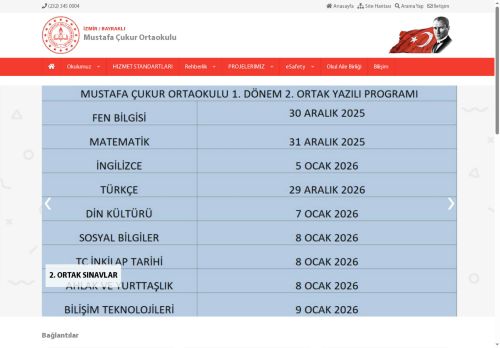 İZMİR / BAYRAKLI - Mustafa Çukur Ortaokulu