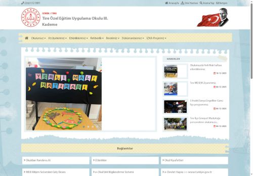 İZMİR / TİRE - Tire Özel Eğitim Uygulama Okulu III. Kademe