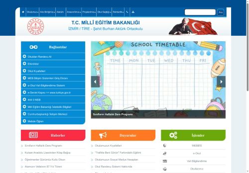 Şehit Burhan Aktürk Ortaokulu - İZMİR / TİRE