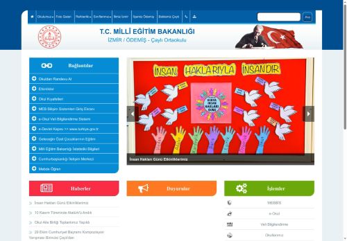 İZMİR / ÖDEMİŞ - Çaylı Ortaokulu