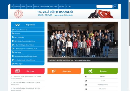 İZMİR / ÖDEMİŞ - Hamamköy Ortaokulu