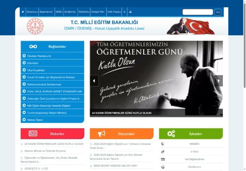 İZMİR / ÖDEMİŞ - Hulusi Uçaçelik Anadolu Lisesi