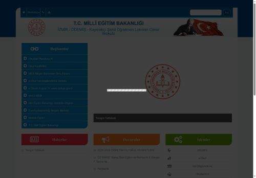 İZMİR / ÖDEMİŞ - Kaymakçı Şehit Öğretmen Lokman Ceker İlkokulu