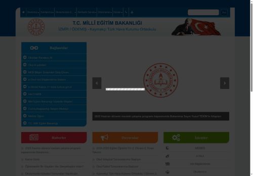 İZMİR / ÖDEMİŞ - Kaymakçı Türk Hava Kurumu Ortaokulu