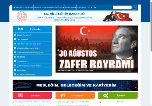 İZMİR / ÖDEMİŞ - Ödemiş İlkkurşun Ticaret Mesleki ve Teknik Anadolu Lisesi