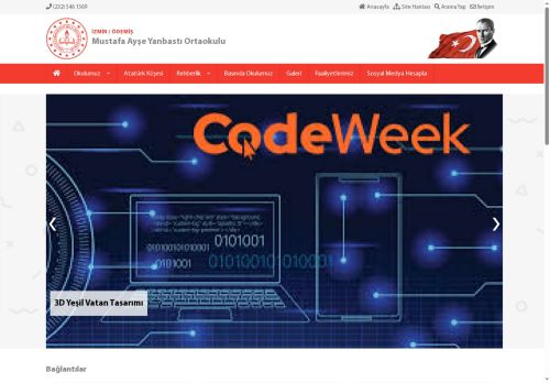 İZMİR / ÖDEMİŞ - Mustafa Ayşe Yanbastı Ortaokulu