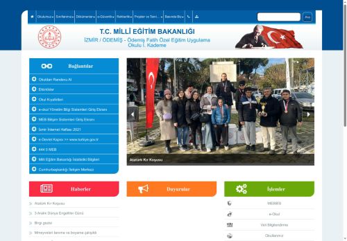 İZMİR / ÖDEMİŞ - Ödemiş Fatih Özel Eğitim Uygulama Okulu I. Kademe