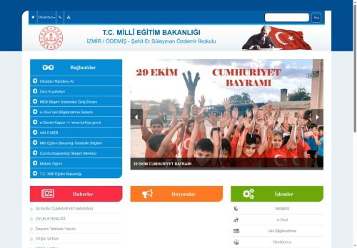 İZMİR / ÖDEMİŞ - Şehit Er Süleyman Özdemir İlkokulu