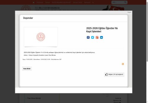 İZMİR / ÖDEMİŞ - Prof.Dr.Muzaffer Kula Anadolu Lisesi