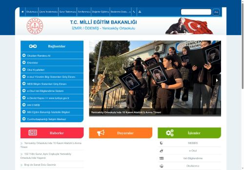 İZMİR / ÖDEMİŞ - Yeniceköy Ortaokulu