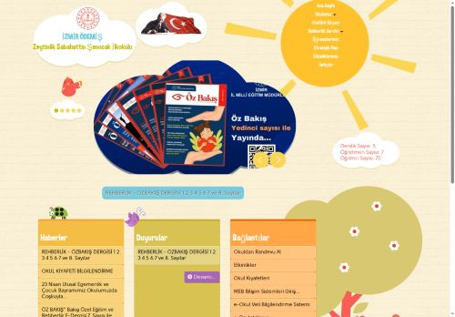 İZMİR / ÖDEMİŞ - Zeytinlik Sabahattin Şenocak İlkokulu