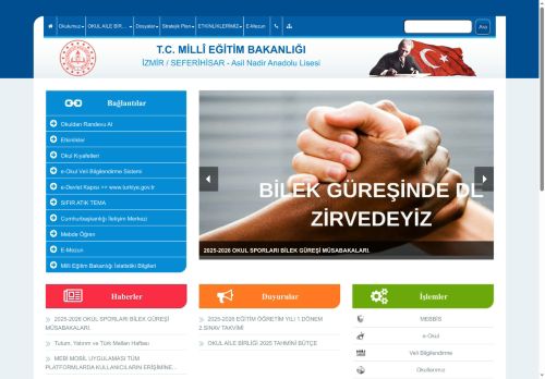 İZMİR / SEFERİHİSAR - Asil Nadir Anadolu Lisesi