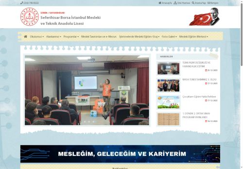 İZMİR / SEFERİHİSAR - Seferihisar Borsa İstanbul Mesleki ve Teknik Anadolu Lisesi