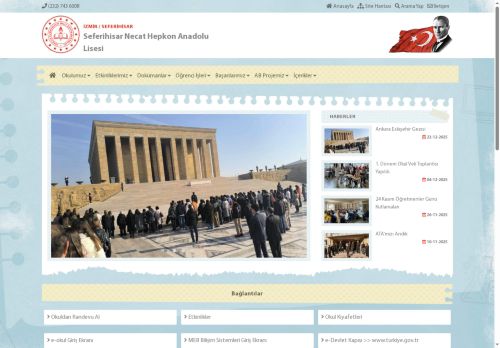 İZMİR / SEFERİHİSAR - Seferihisar Necat Hepkon Anadolu Lisesi