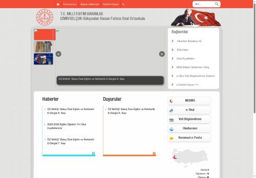 İZMİR / SELÇUK - Gökçealan Hasan Fatma Önal Ortaokulu