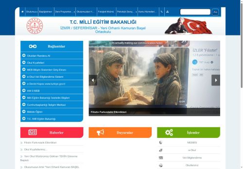 İZMİR / SEFERİHİSAR - Yeni Orhanlı Kamuran Başel Ortaokulu