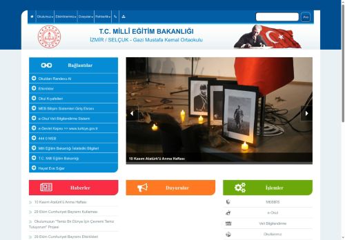 İZMİR / SELÇUK - Gazi Mustafa Kemal Ortaokulu