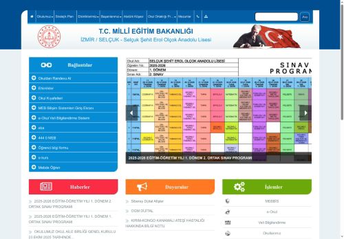İZMİR / SELÇUK - Selçuk Şehit Erol Olçok Anadolu Lisesi