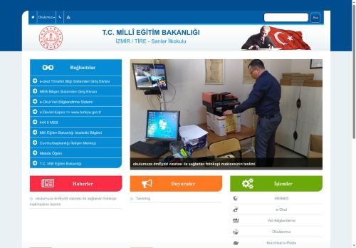 İZMİR / TİRE - Sarılar İlkokulu