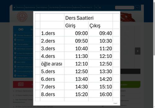 İZMİR / BORNOVA - Yahya Kemal Beyatlı Ortaokulu