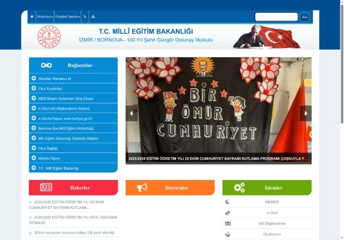 İZMİR / BORNOVA - 100.Yıl Şehit Güngör Dolunay İlkokulu