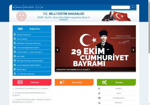 İZMİR / BUCA - Buca Özel Eğitim Uygulama Okulu II. Kademe