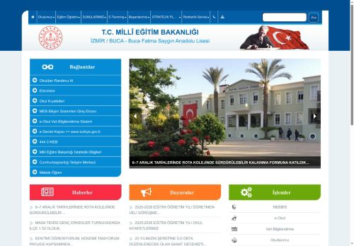 İZMİR / BUCA - Buca Fatma Saygın Anadolu Lisesi