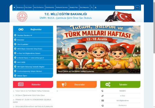 İZMİR / BUCA - Çamlıkule Şehit Ömer Sarı İlkokulu